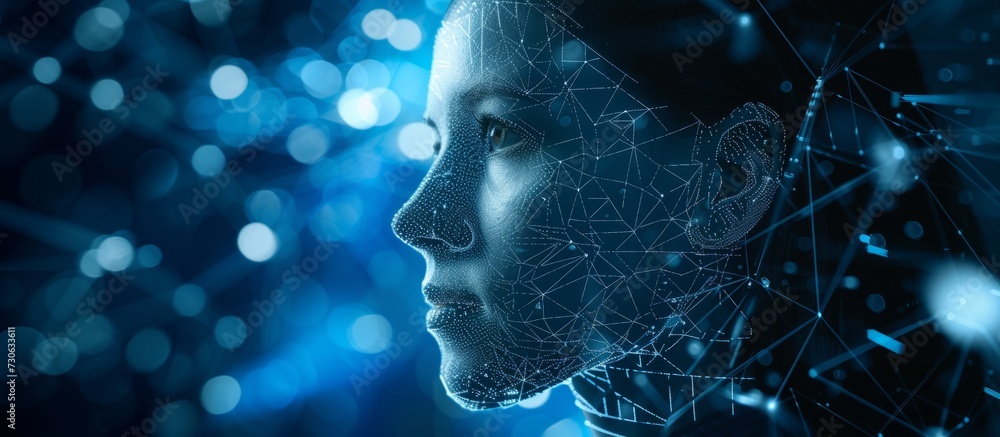 Poster a person can use an ai developed with natural language processing to assist and communicate globally