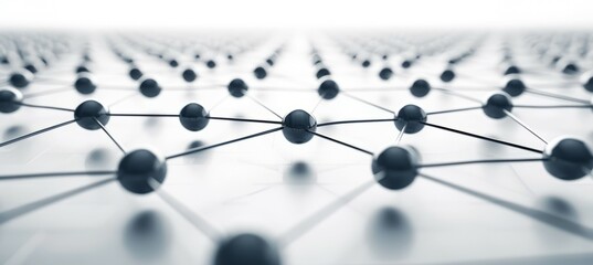 Network connect dots lines technology plexus background. Generative AI technology.