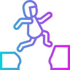 Boldness Gradient Icon Design Vector Women's Day