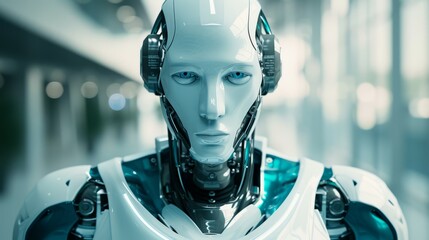 Humanoid. Generative AI technology.