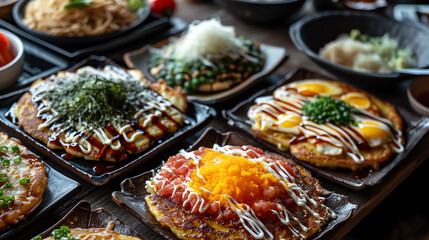 Okonomiyaki - obrazy, fototapety, plakaty