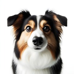 Animals staring at the front of the camera, a social phenomenon in which the population of pets is increasing, are now family members. Generative AI