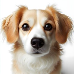 Fototapeta premium Animals staring at the front of the camera, a social phenomenon in which the population of pets is increasing, are now family members. Generative AI