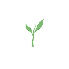 Green Tea leaves vektor 
