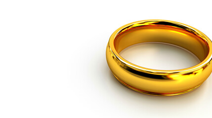 Photography Of Gold Ring, Symbolizing Eternal Elegance, Perfect For Weddings Theme Or As A Timeless Fashion Statement.