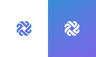 initial B monogram logo design vector © anello