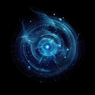 wallpaper atom art