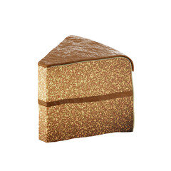Cake Slice 3D Illustration