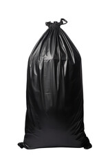 Isolated Black Trash Bag Clipart on Transparent Background - High-Resolution PNG