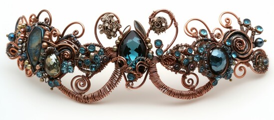 Everyday fashion wire jewelry, crafted from copper wire, stones, Swarovski, and beads.