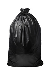 High-Resolution Black Trash Bag Isolated on Transparent Background – PNG Ima