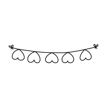 recommend clip art: Doodle party bunting flags for decoration
