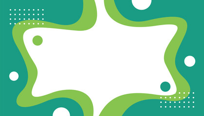 Simple green wavy background, Suitable for Wallpaper, poster design, banners, covers, templates and other