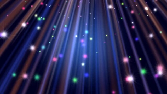 abstract blue background with stars 4k video 
