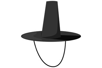 Hand Drawn Spring Hat Sticker Design