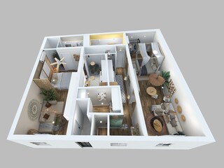 planos de casas turísticas de estilo moderno y mediterráneo 