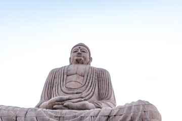 Fototapeta na wymiar Budhist Monasteries and statues of Bodhgaya in India