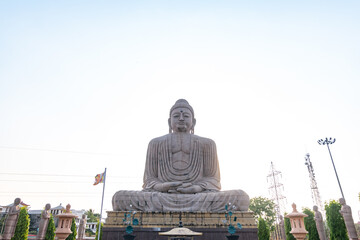 Fototapeta premium Budhist Monasteries and statues of Bodhgaya in India