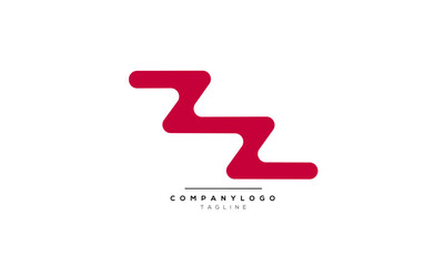 Alphabet letters Initials Monogram logo ZZ, ZZ INITIAL, ZZ letter