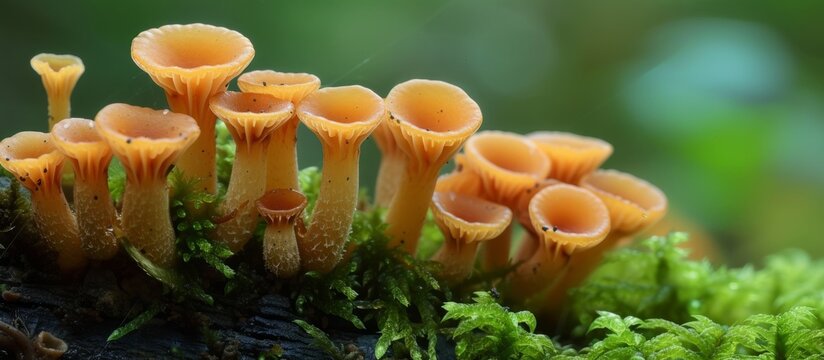 Peziza is a saprophytic cup fungus that grows in various substrates.