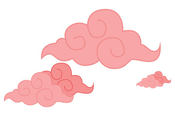 Cloud Hand Drawn Spring Sticker Design
