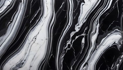 Black and white zebra pattern marble texture 