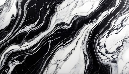 Black and white marble block 