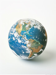 Globus mit harmonischer Beleuchtung