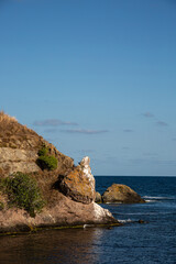 Fototapeta na wymiar Cape with rocks and trees