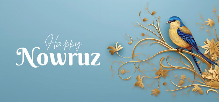 Happy nowruz celebration banner design