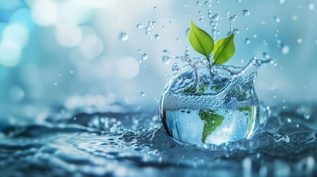 World water day. Relationship between water, ecosystems and human well being. The impact of climate change on water resources and innovative approaches towards sustainable water management