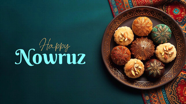 Happy nowruz celebration banner design