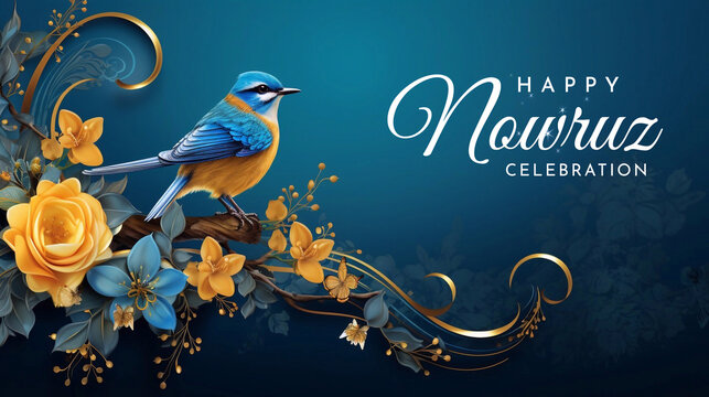 Happy Nowruz Celebration Banner Design