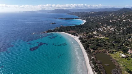 Fotobehang Palombaggia strand, Corsica Palombaggia