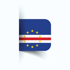 Cape Verde national flag, Cape Verde National Day, EPS10. Cape Verde flag vector icon