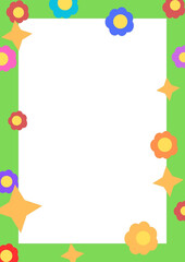 สีส้ม และ สีม่วง มินิมอล น่ารัก เรียงความ วันครู เอกสารA4 - 3