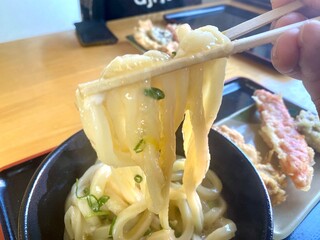 讃岐うどん かま玉うどん 麺リフト