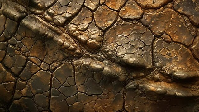 The intricate patterns and textures of a dinosaur skin impression allow us to imagine what these fascinating creatures may have looked like in their natural habitat.