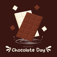 World Chocolate Day, chocolate bar poster