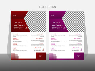 Obraz premium This is a modern, A4 template vector design for a brochure, annual report, magazine, poster, corporate presentation, portfolio, flyer, and infographic.