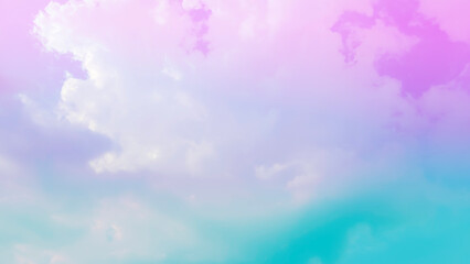 sun and cloud background with a pastel color