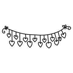 Cute festive bunting for a party