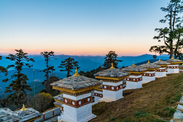 Mountain view at Dochula Pass