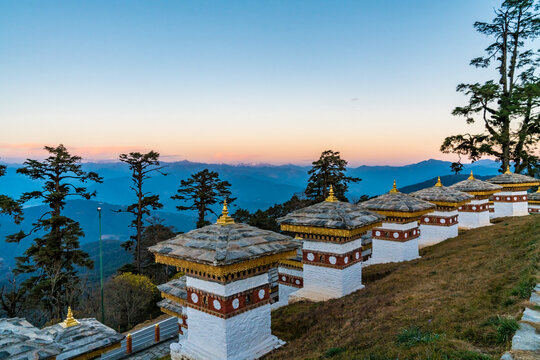 Mountain view at Dochula Pass