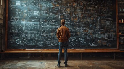 The Man Behind the Chalkboard: Unveiling the Secrets of the World's Greatest Thinkers Generative AI