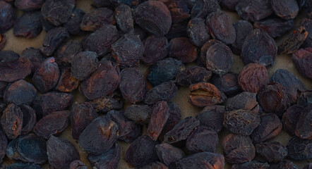 Dried apricot peel