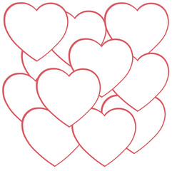 valentine hearts background