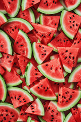 juicy watermelon pattern background, exudes deliciousness, fruit