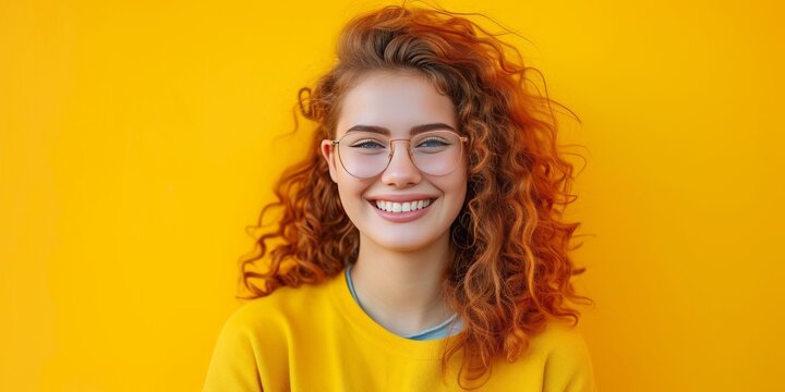 Smiling Young Person With Smartphone