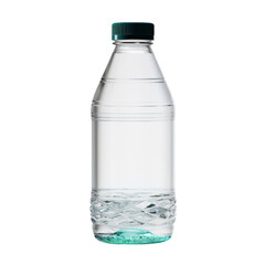 Naklejka premium Water bottle isolated on transparent background